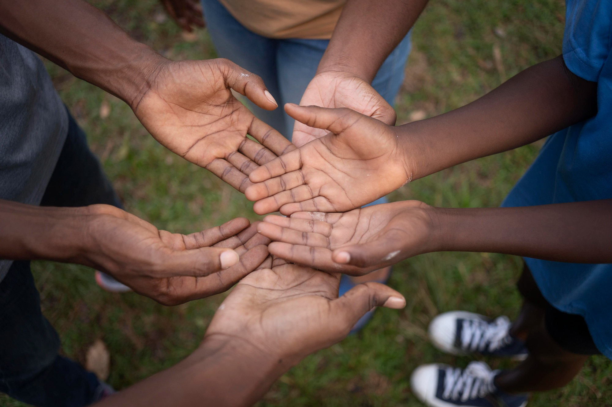 Open hands ready to give and receive